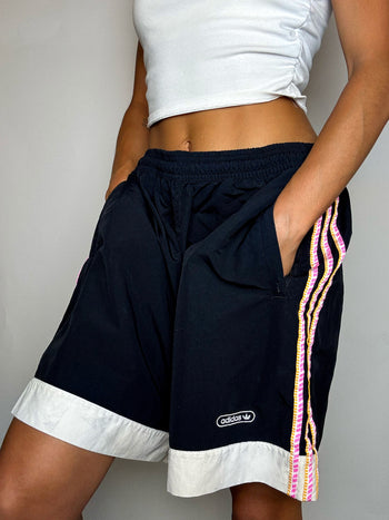 Short de sport noir ADIDAS XL vintage