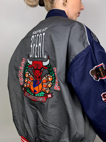 Veste de collection grise JH DESIGN x NBA BULLS XL