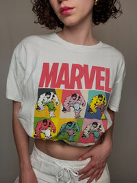Vintage Marvel T-Shirt weiß XXL