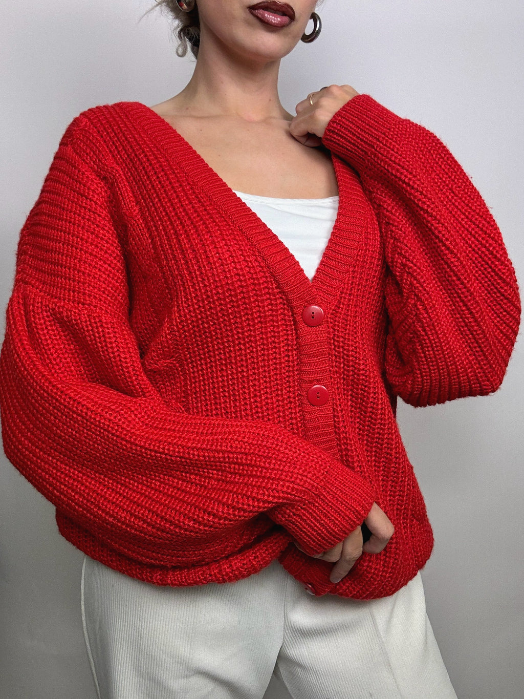 Vintage knit cardigan