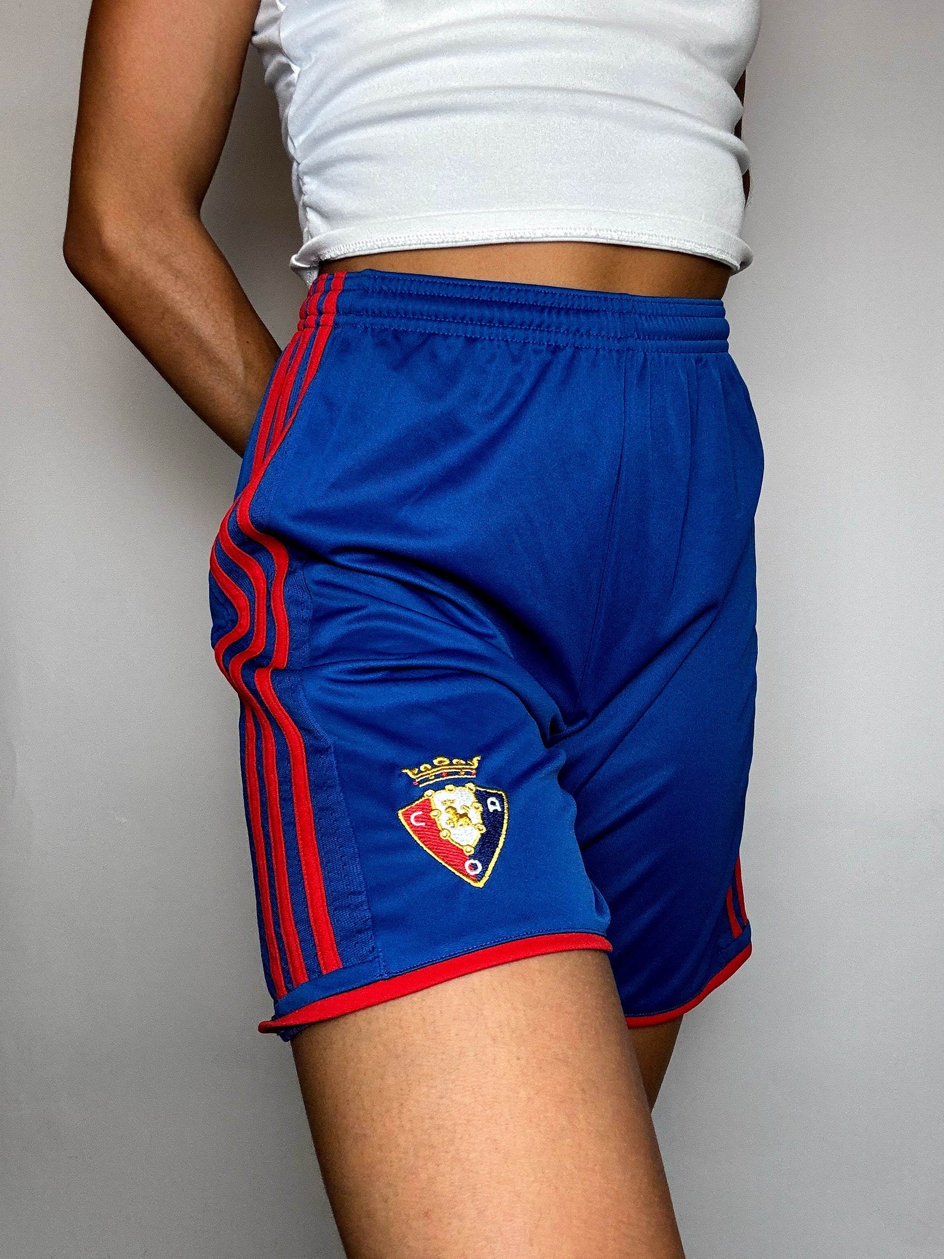 Short de sport bleu ADIDAS S vintage