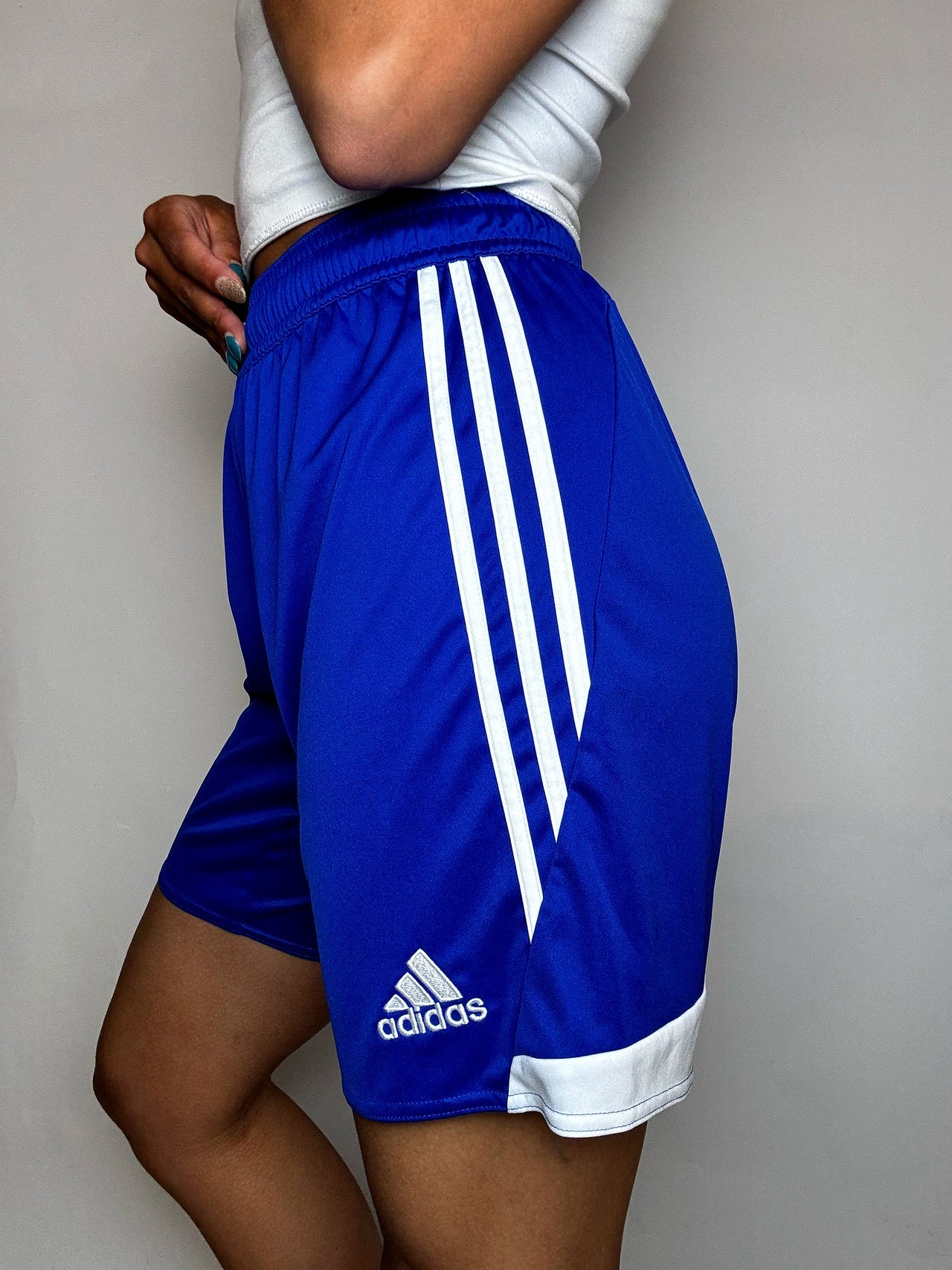 Short de sport bleu ADIDAS S vintage
