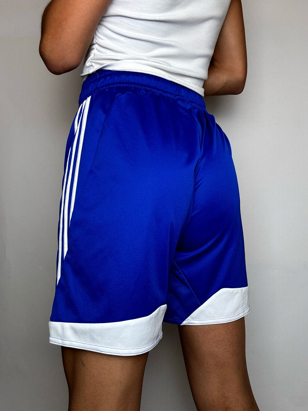 Short de sport bleu ADIDAS S vintage