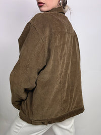 Vintage khaki corduroy jacket with lining