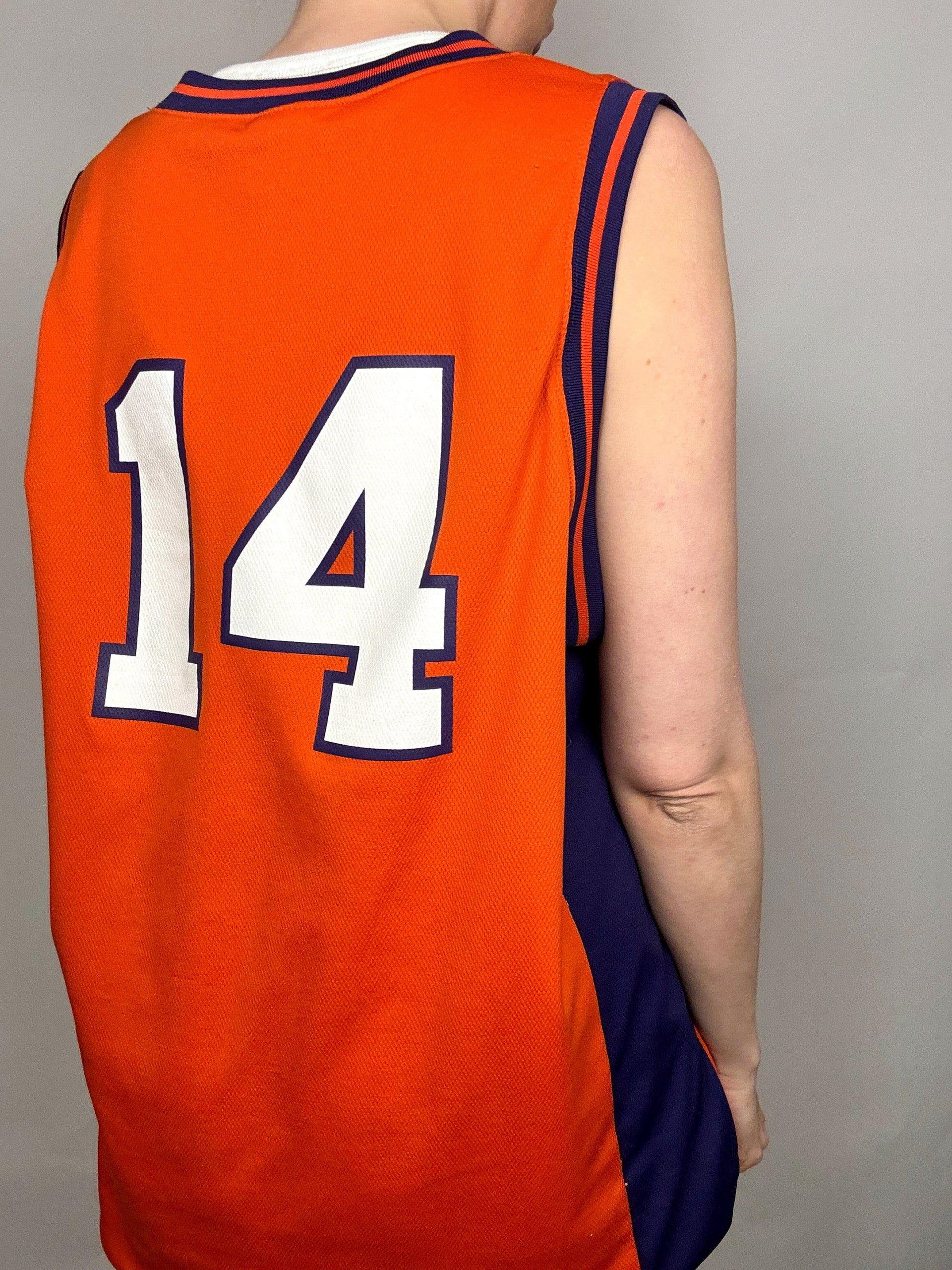 NIKE x CLEMSON TIGERS L Vintage Orange Basketball Jersey