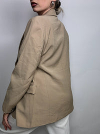 Vintage beige blazer M