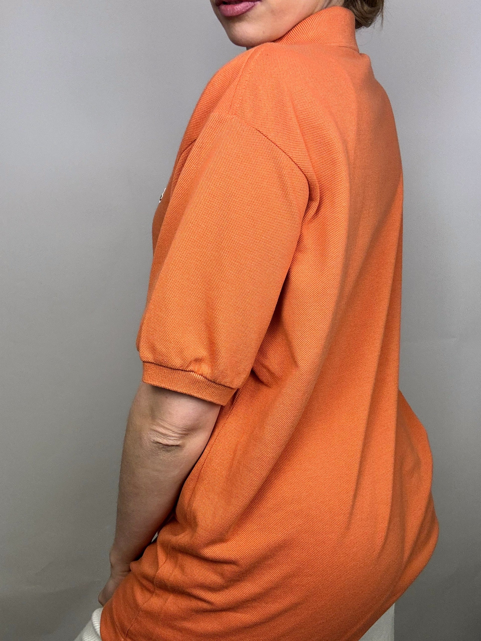 LACOSTE L Vintage oranges Kurzarm-Poloshirt