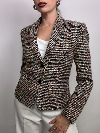 Veste blazer en tweed vintage