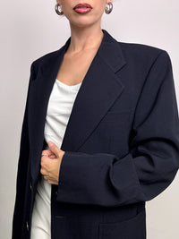Vintage Navy Blue Blazer