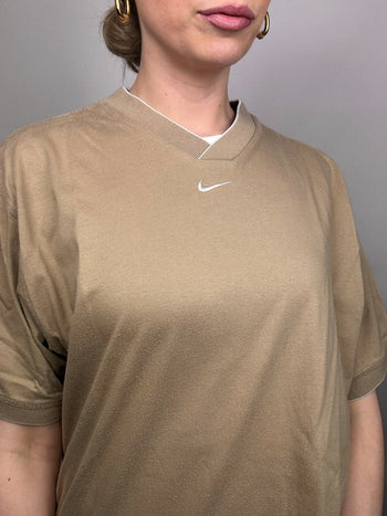 NIKE L vintage beige t-shirt