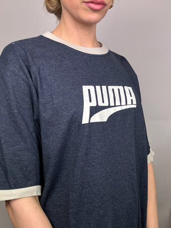 Tee shirt bleu PUMA XL vintage