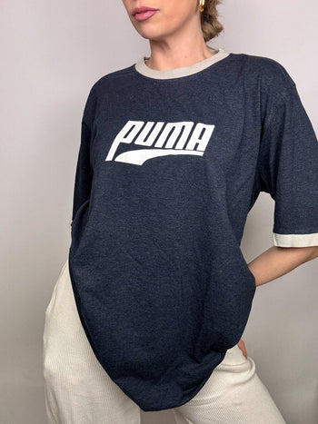 Tee shirt bleu PUMA XL vintage