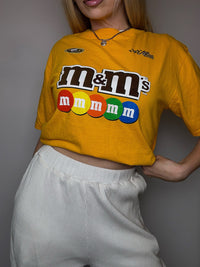 Vintage yellow NASCAR racing T-shirt M/L