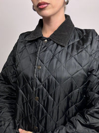 Vintage black quilted jacket