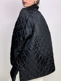 Vintage black quilted jacket