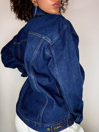 Veste en denim brut L vintage
