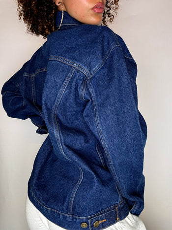 Veste en denim brut L vintage