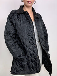 Vintage black quilted jacket