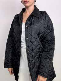 Vintage black quilted jacket