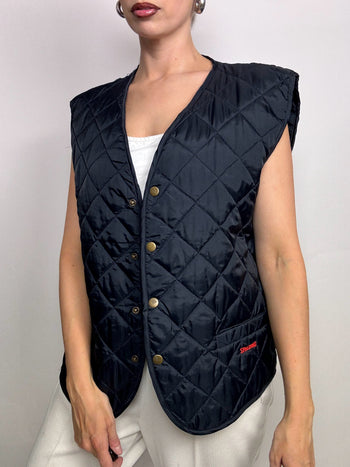 Gilet matelassé sans manches Vintage