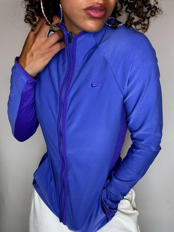 Jacket de sport violette NIKE S vintage