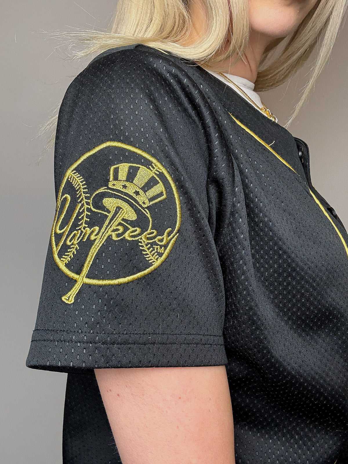 Maillot de Baseball noir YANKEES S  vintage