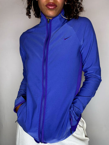 Jacket de sport violette NIKE S vintage