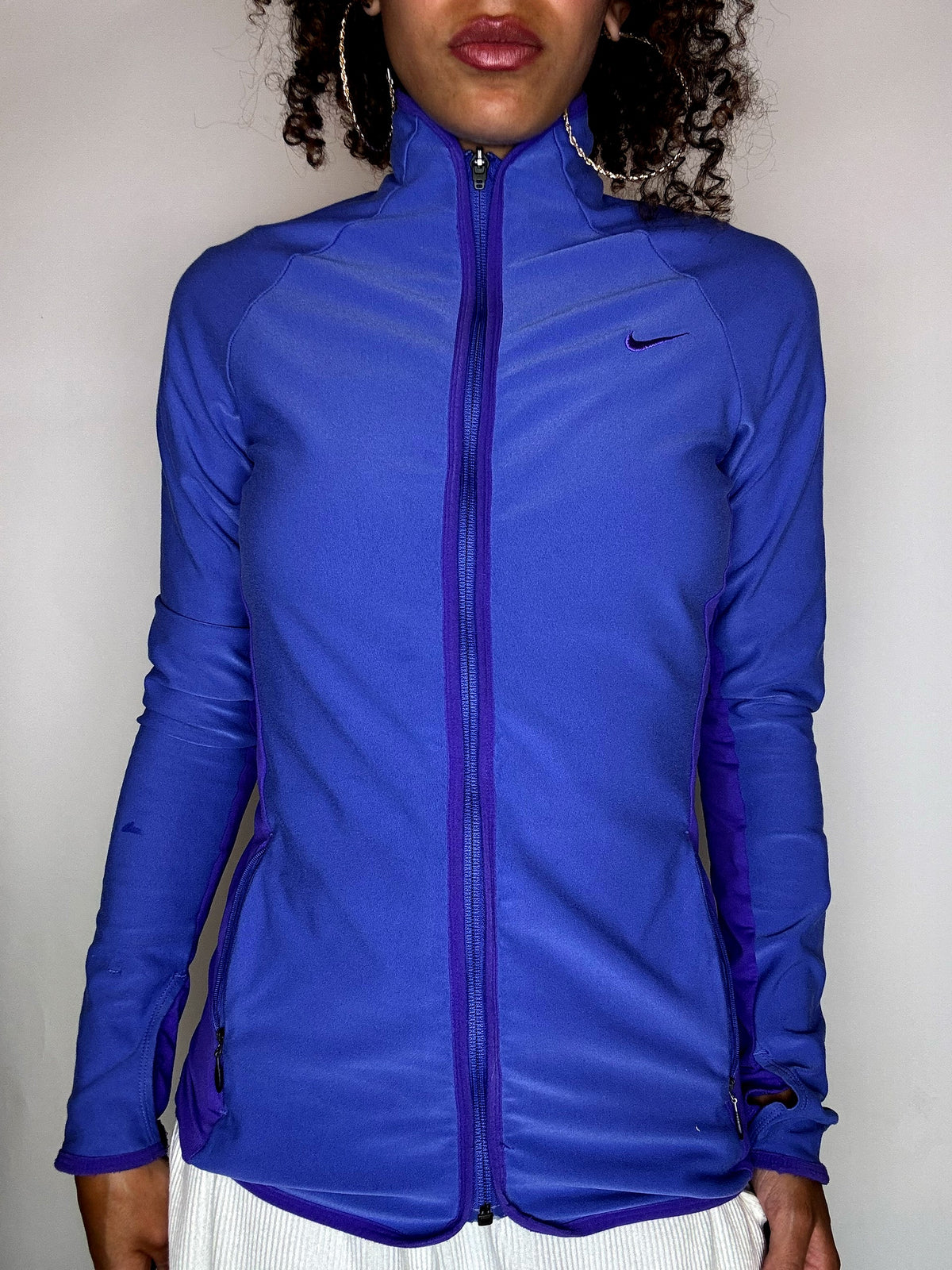 Jacket de sport violette NIKE S vintage