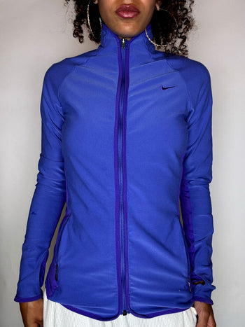 Jacket de sport violette NIKE S vintage
