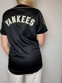 Vintage XL Schwarzes Baseballtrikot