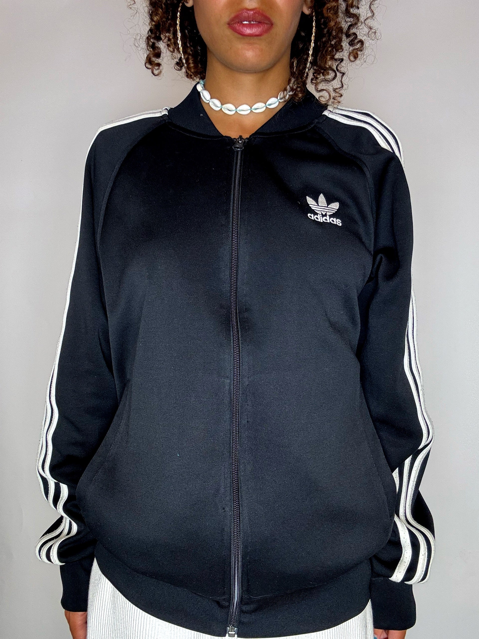 Vintage Adidas Sportjacke (Größe M/L)