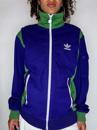 Jacket de sport violette ADIDAS M vintage