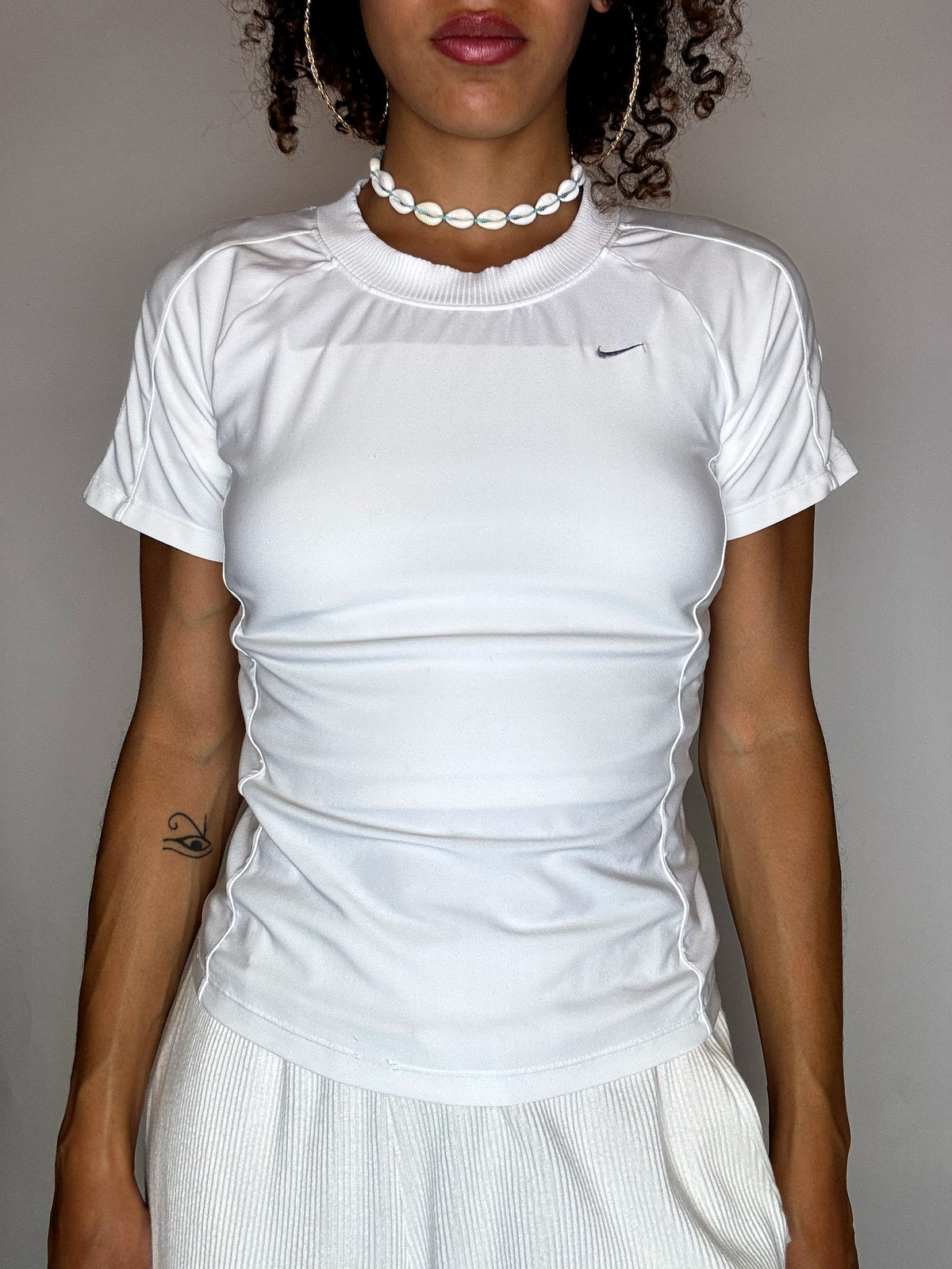 Tee shirt de sport blanc NIKE M vintage