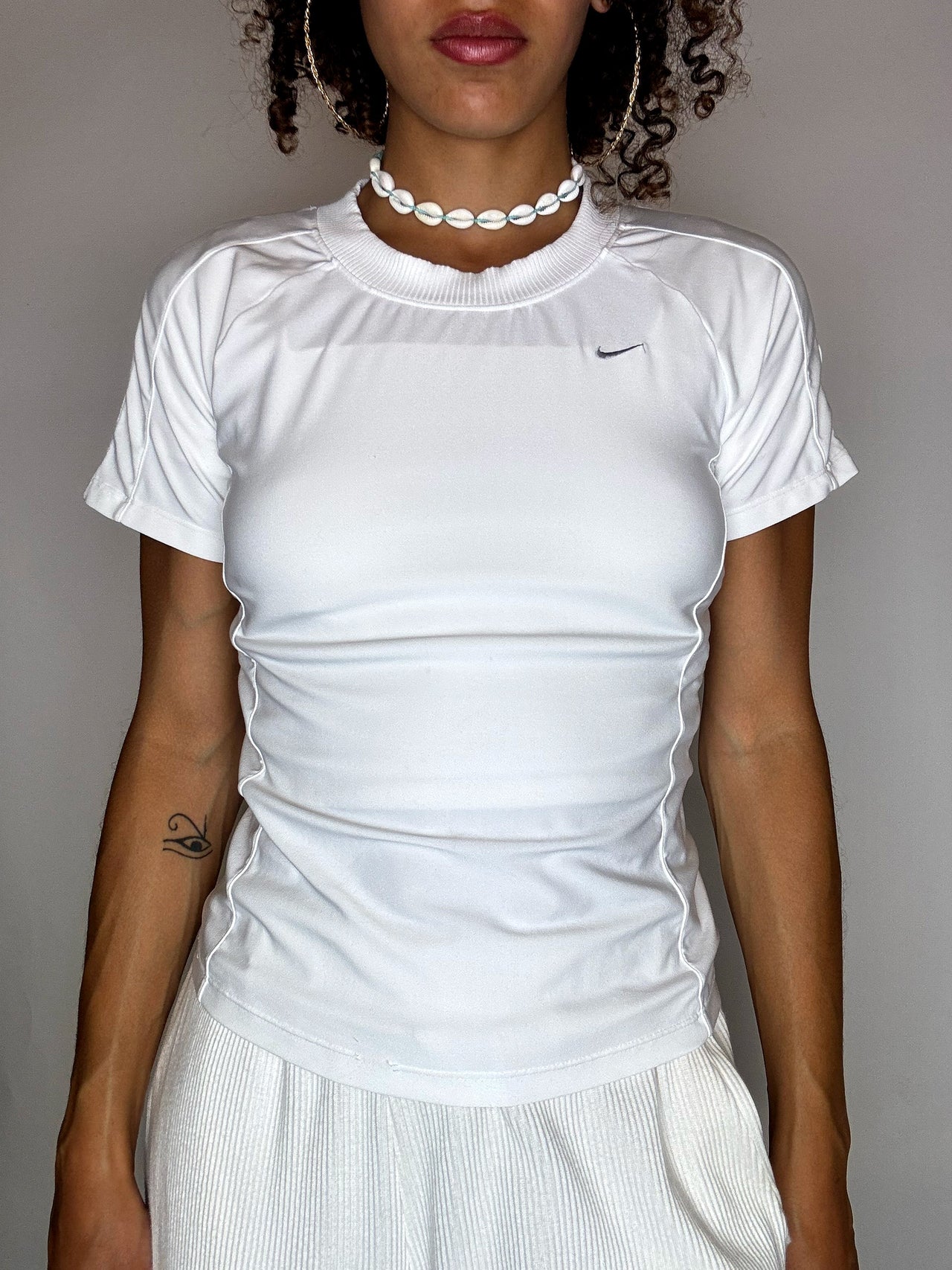 Tee shirt de sport blanc NIKE M vintage