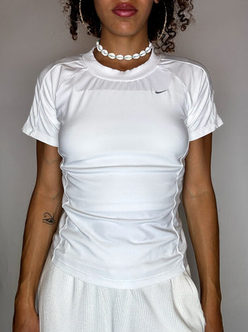 Tee shirt de sport blanc NIKE M vintage