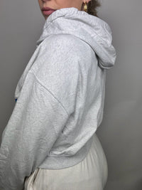 Veste sweat crop grise NIKE XS vintage