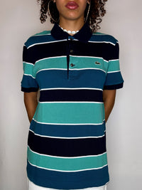 Polo rayé LACOSTE M vintage