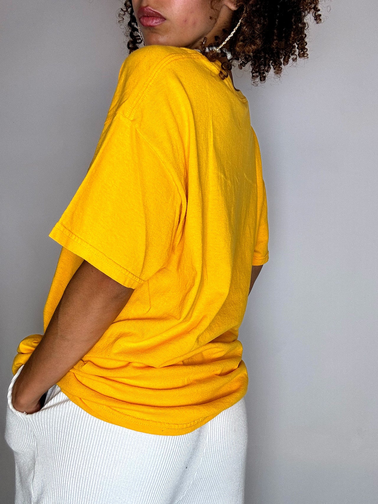 Tee shirt jaune Packers L vintage