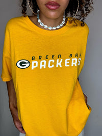 Vintage Packers yellow L t-shirt