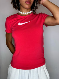 Tee shirt rouge NIKE dri-fit L vintage