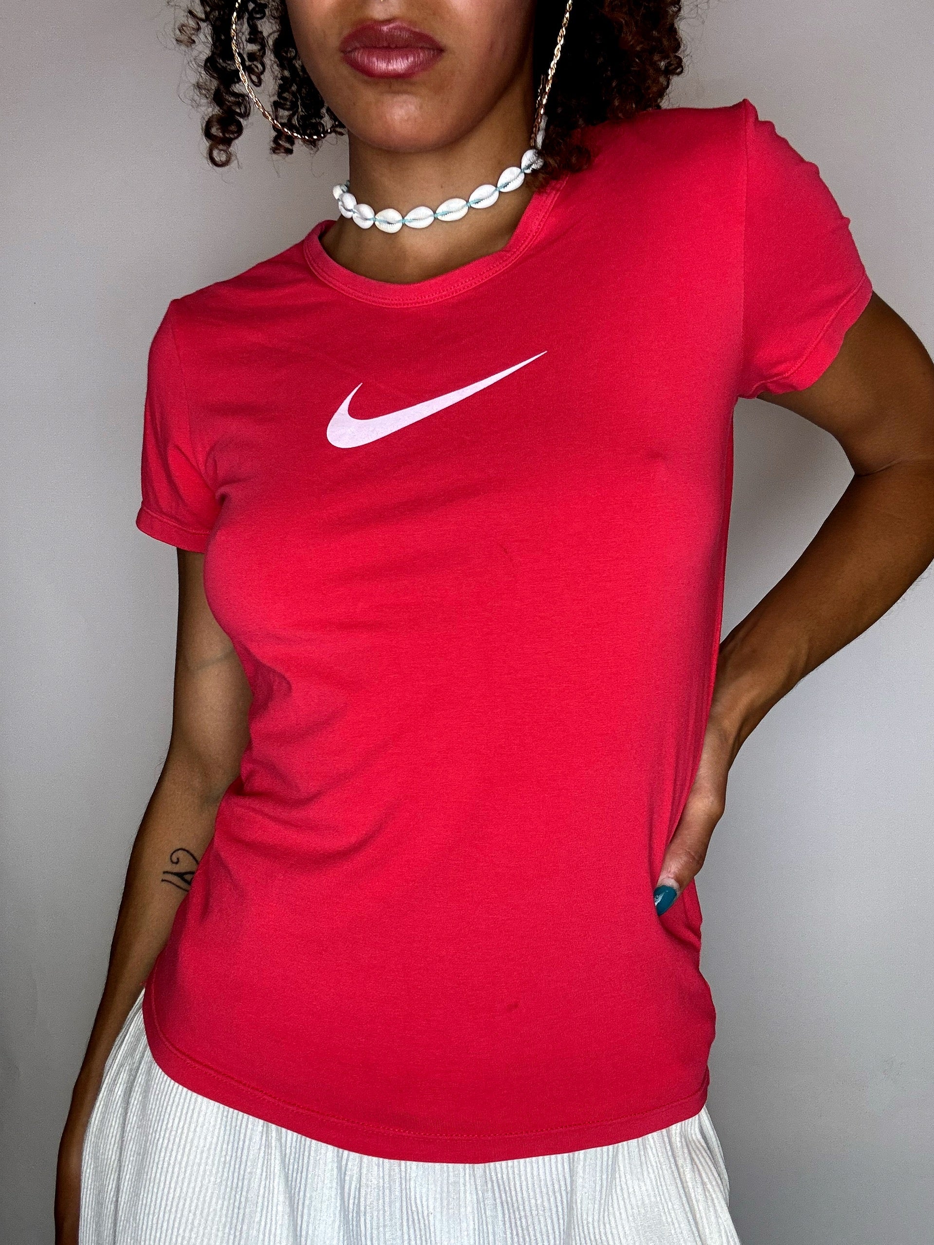 Tee shirt rouge NIKE dri-fit L vintage