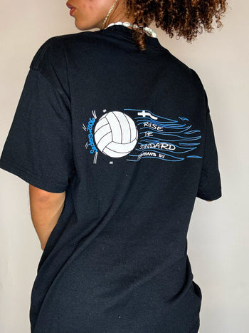 Tee shirt noir UNITY VOLLEY L vintage