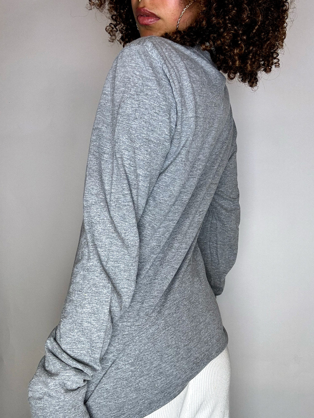 NIKE x OHIO STATES grey long-sleeved T-shirt XS vintage