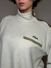 Polaire crème Fila XL vintage
