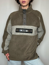 Polaire brune Colmar M/L vintage