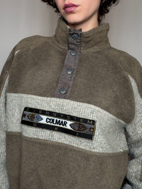 Polaire brune Colmar M/L vintage