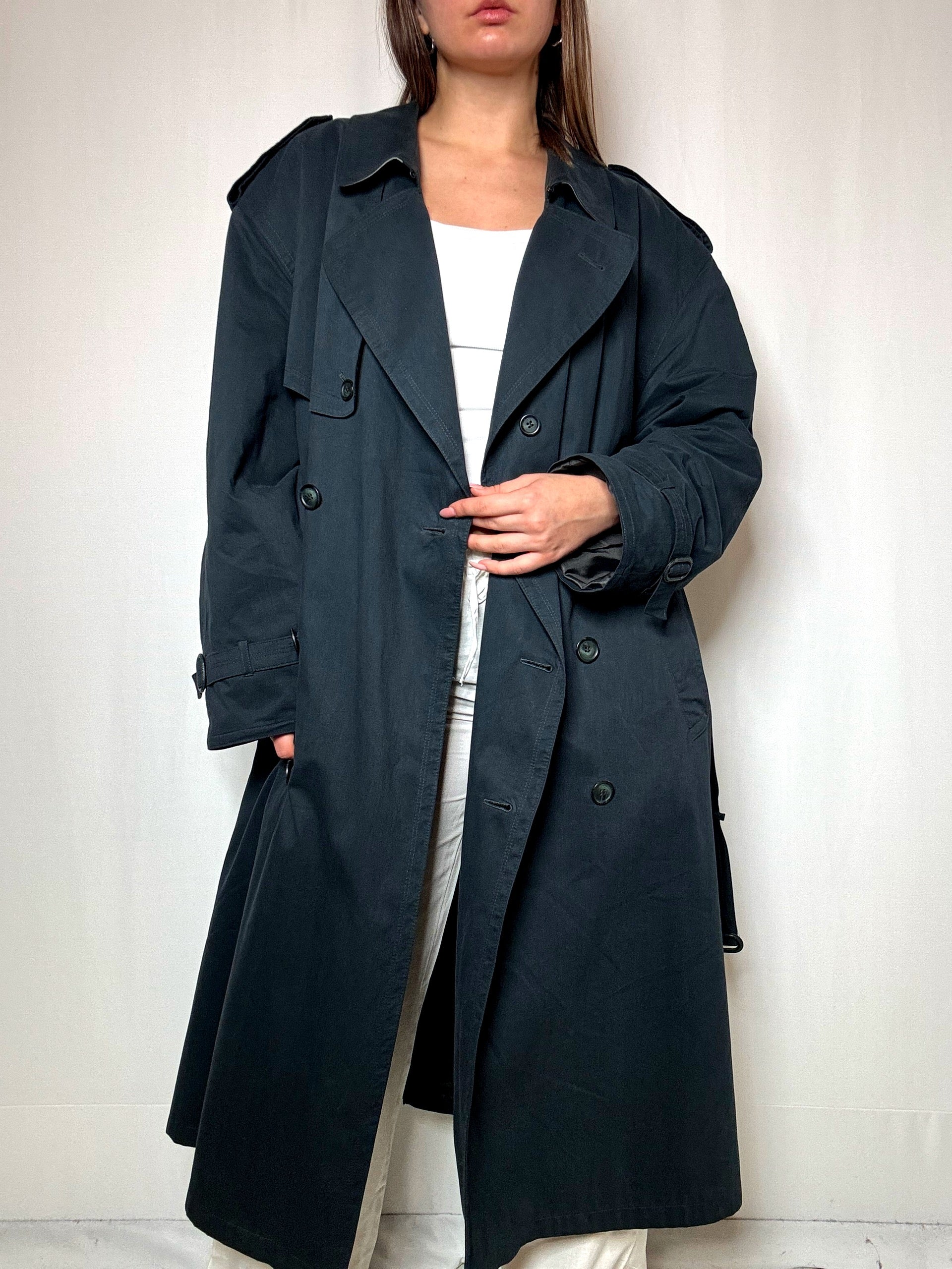 Vintage Trenchcoat mit herausnehmbarem Futter XL