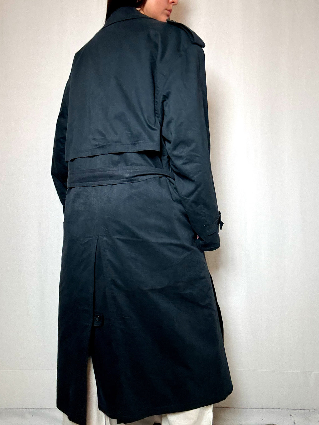 Vintage Trenchcoat mit herausnehmbarem Futter XL