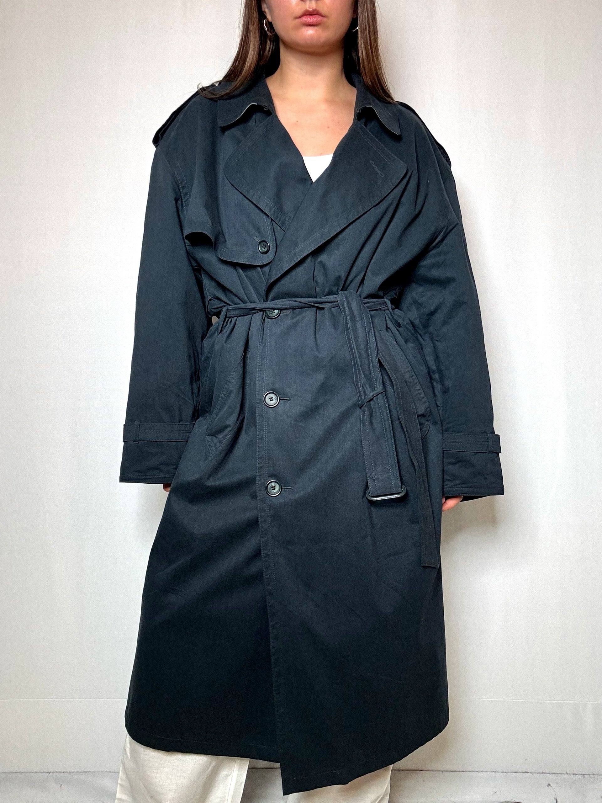 Vintage Trenchcoat mit herausnehmbarem Futter XL