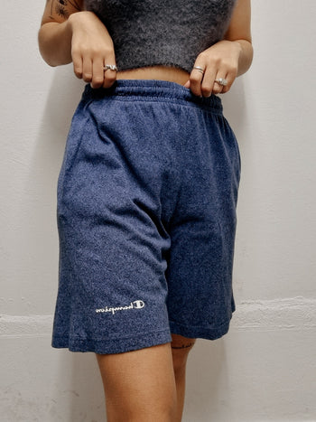 Champion dunkelblaue Vintage-Shorts L